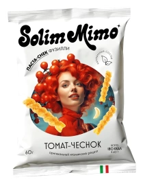 Чипсы пшеничные томат-чеснок, 60г (Solim Mimo)