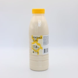 Ряженка 2,5% 500г пл/бут (Павловский Молочник)