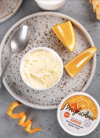 Мороженое (без сахара) Апельсиновый крем-сыр, 80г фото 2
