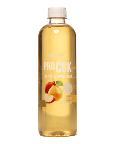Лимонад "PRO сок" на натуральном соке "яблоко -груша". (ПЭТ), 0,5л. фото 4