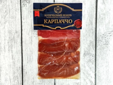 Карпаччо утиное "Классическое", 80г (Купеческий Резерв) фото 1