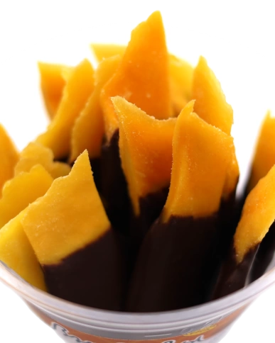 Цукаты манго в темном шоколаде, 150г (Внуковы) фото 2